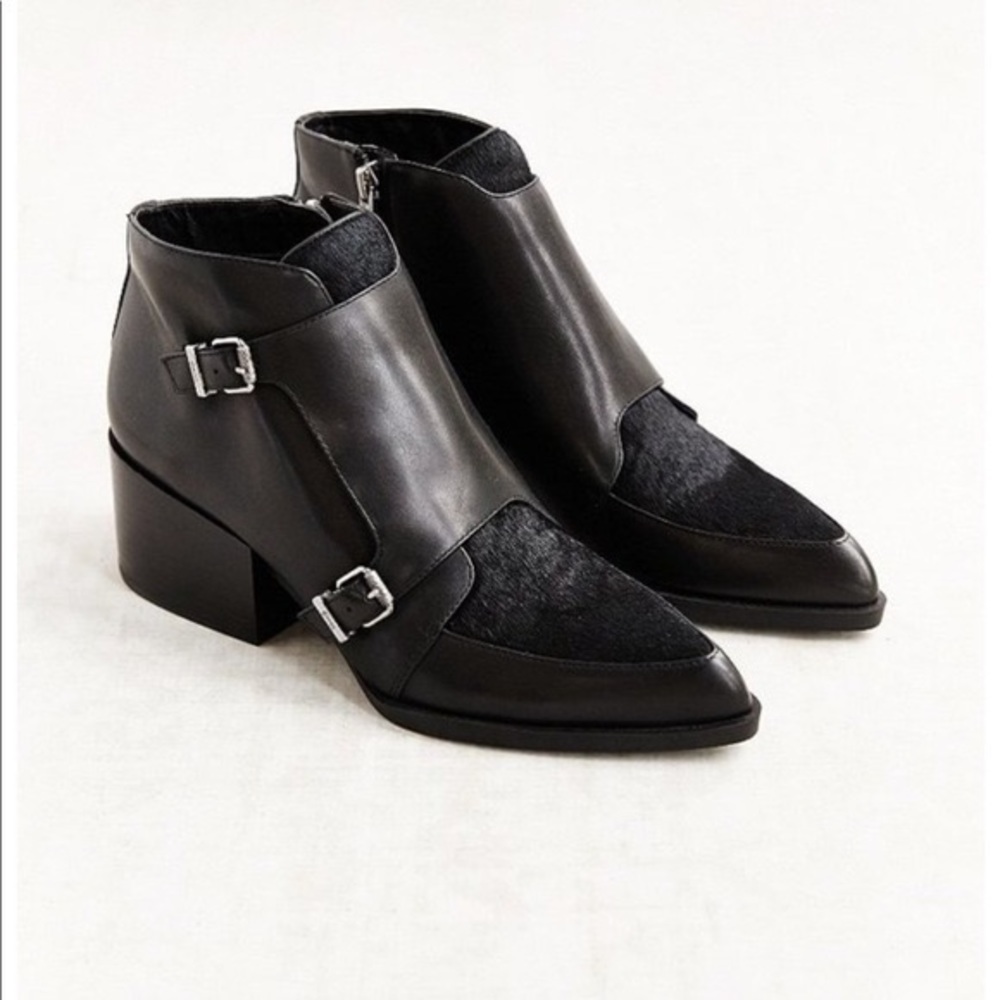 SAM EDELMAN pony hair bootie
